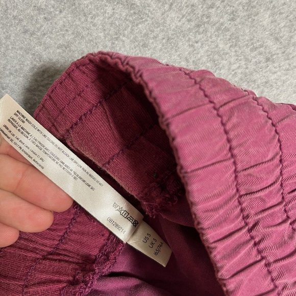 Free People Movement Ab Tracker Pants Womens Small Acai Wide Leg Split Flowy - Picture 15 of 16